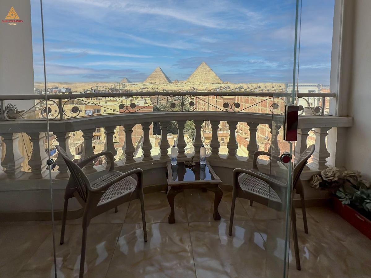 Full Pyramids View Apartment With Balcony For 8 P Kafrat al Jabal Экстерьер фото