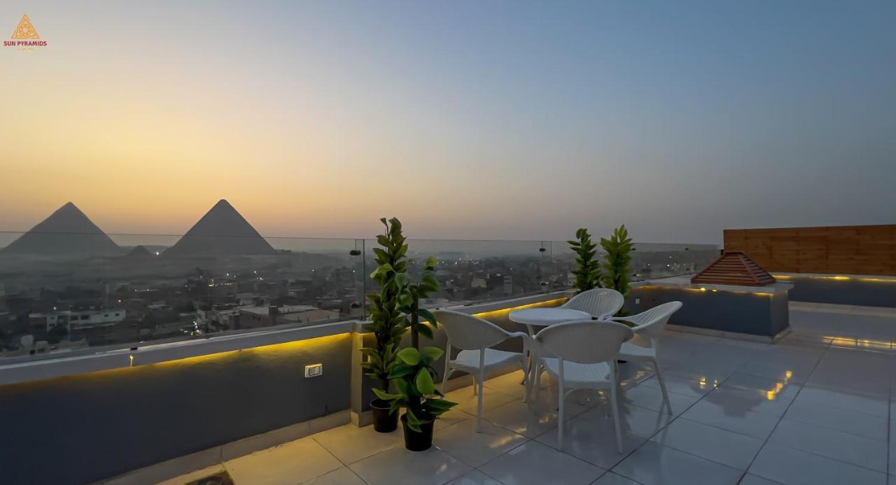 Full Pyramids View Apartment With Balcony For 8 P Kafrat al Jabal Экстерьер фото